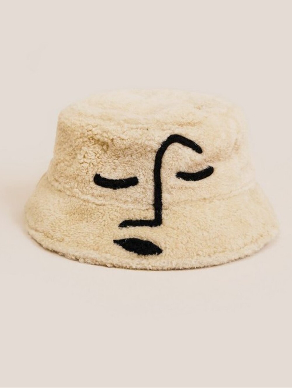Dauphinette Shearling Face Sun Hat